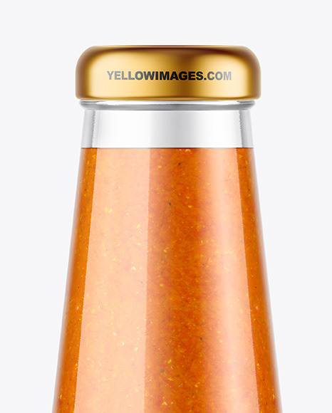 Sweet and Sour Sauce Bottle Mockup PSD #1