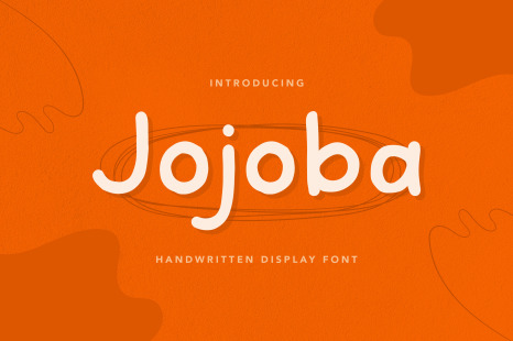 Jojoba - Handwritten Display Font