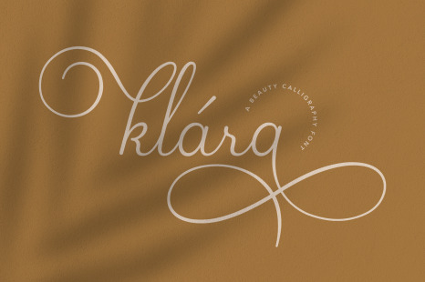 Klara | Beauty Calligraphy Font