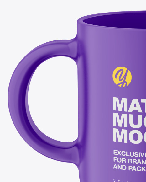 Two Matte Mugs Mockup PSD #1