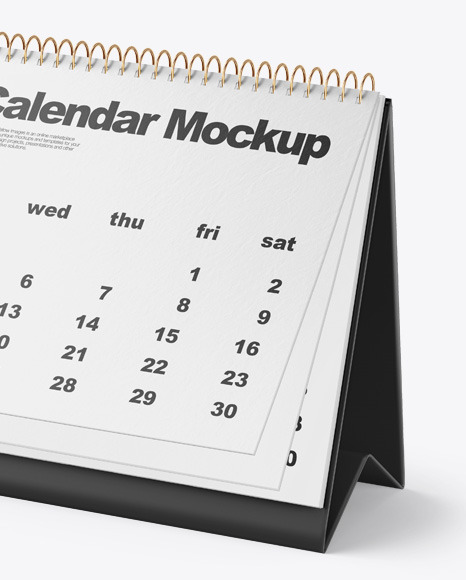 Desk Calendar Mockup PSD #1