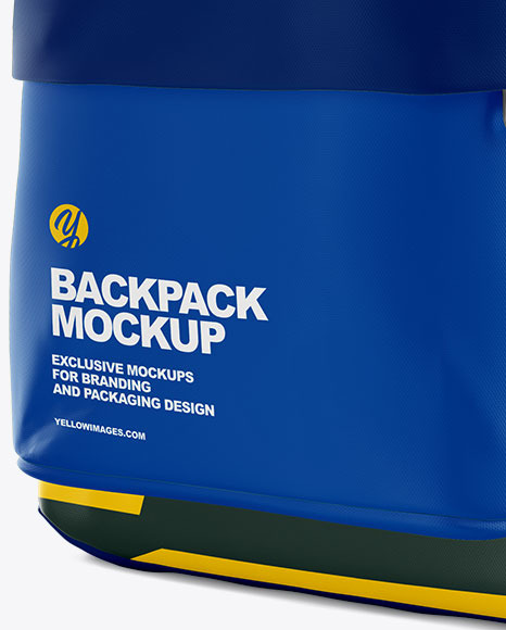 Download Backpack Mockup Half Side View In Apparel Mockups On Yellow Images Object Mockups