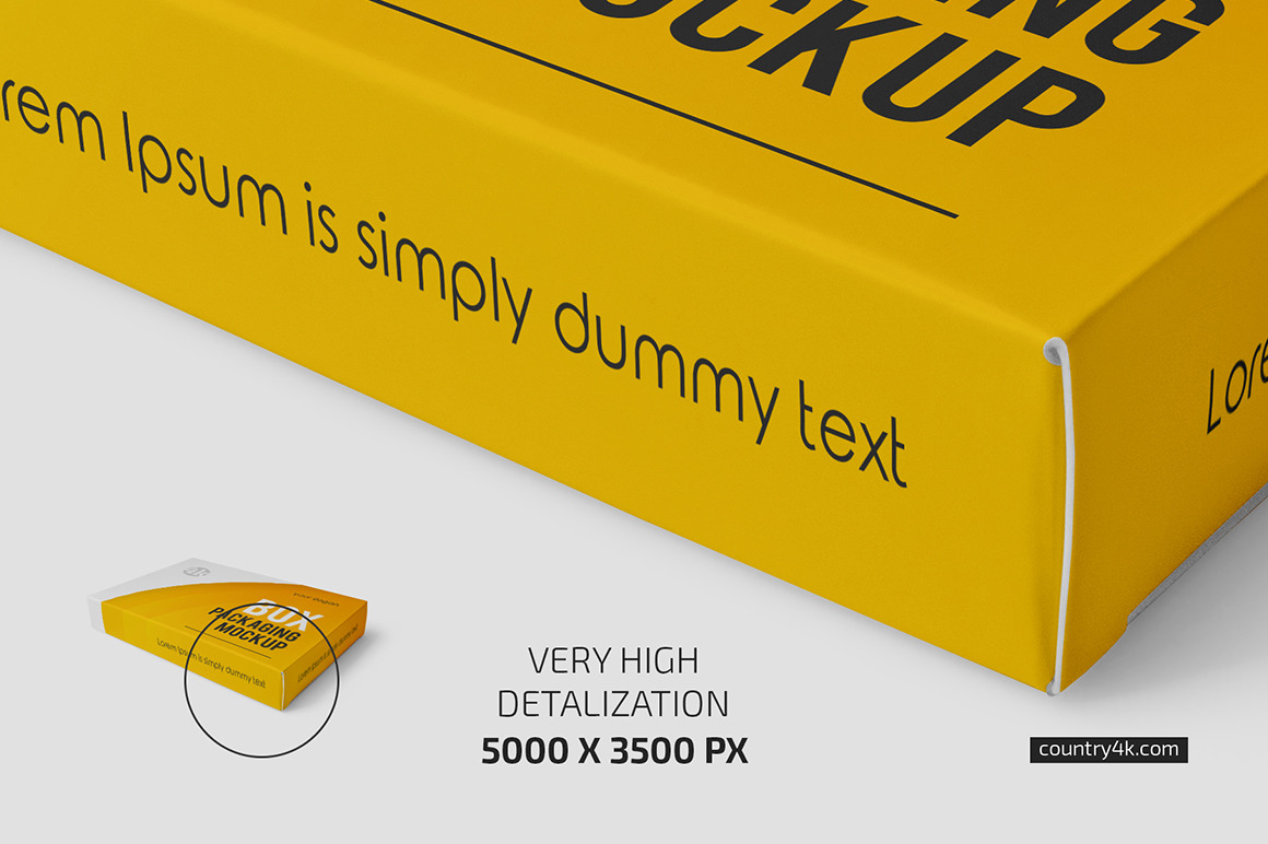 Download Box Packaging Mockup Set In Packaging Mockups On Yellow Images Creative Store