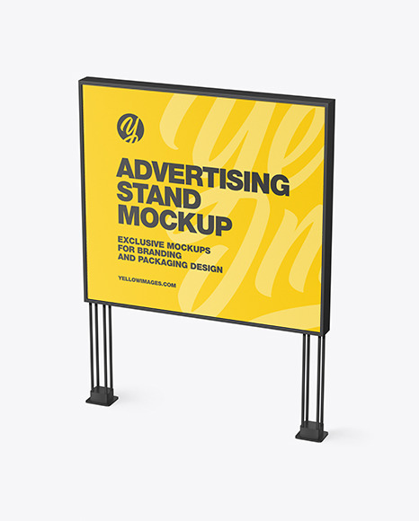 LED Display Stand Mockup