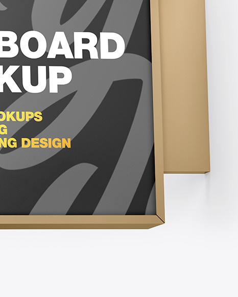 Metallic Signboard Mockup PSD #7