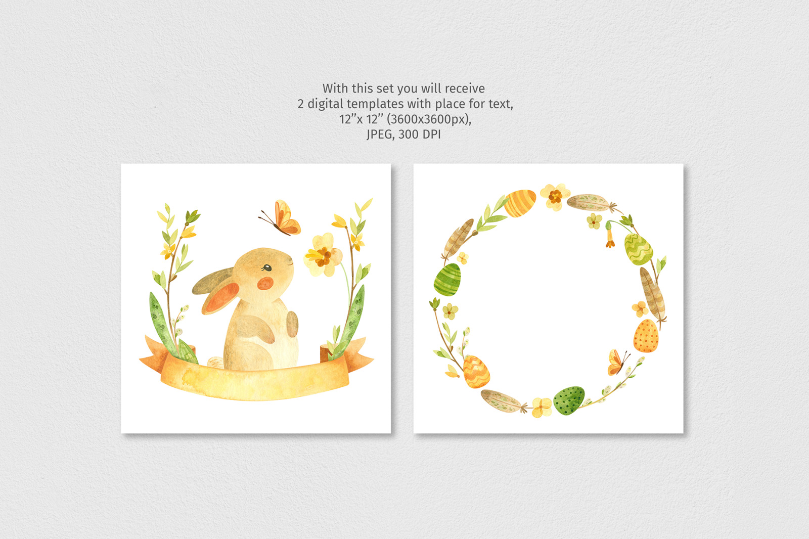 Spring Clipart Easter Eggs Clipart Spring Flowers Easter Bunny Clipart Easter Planner Stickers GunesLili Watercolor Easter Clipart Girl