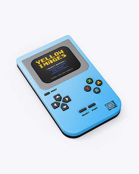 Handheld Game Machine Mockup
