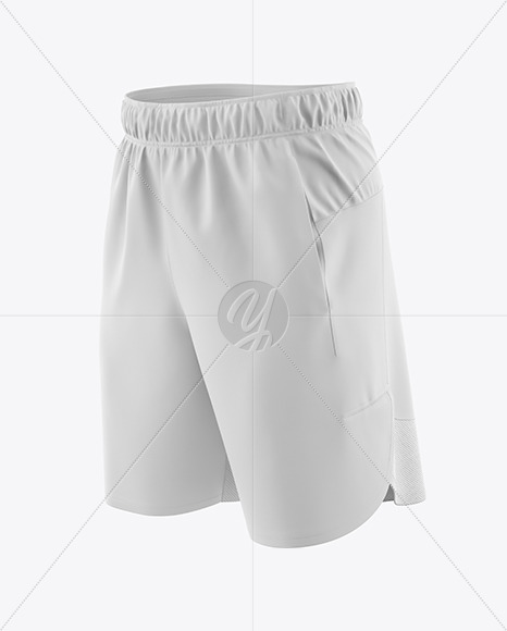 Download Men S Shorts Mockup In Apparel Mockups On Yellow Images Object Mockups