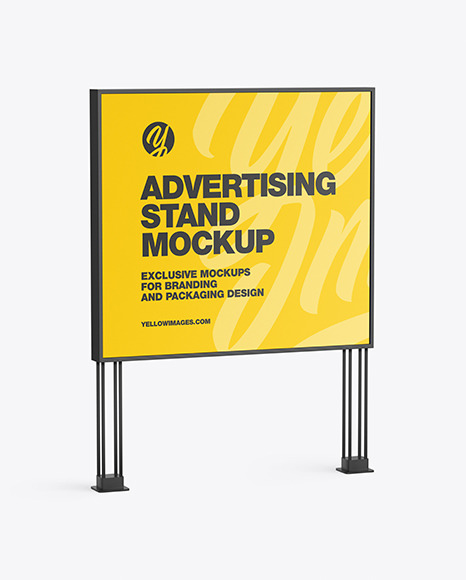 LED Display Stand Mockup - Free Download Images High Quality PNG, JPG