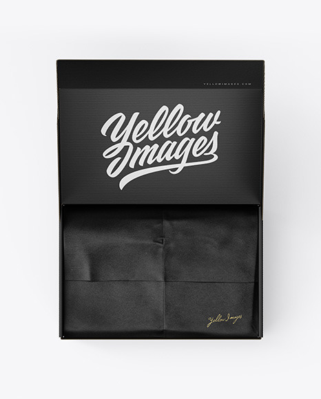 Opened Box Mockup PSD #2