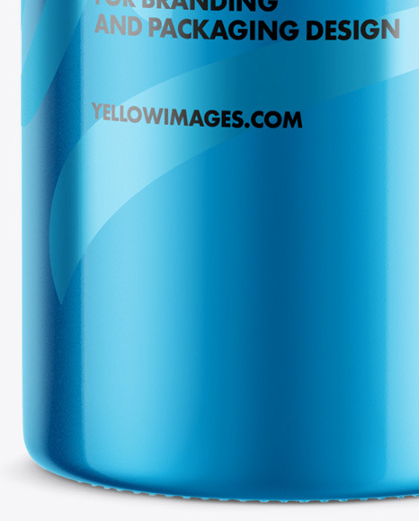 Metallic Bottle Mockup PSD #1