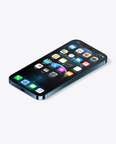 iPhone 12 Pro Isometric PSD #6