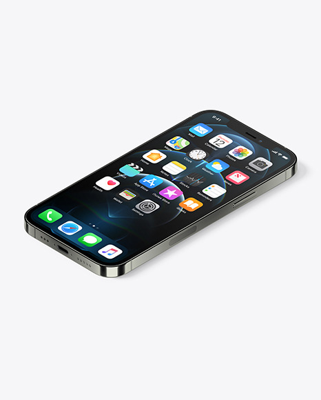 Download iPhone 12 Pro Isometric PSD Mockups by Dmitry Panov