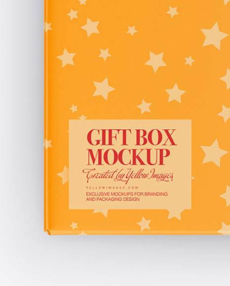 Matte Gift Box Mockup PSD #7