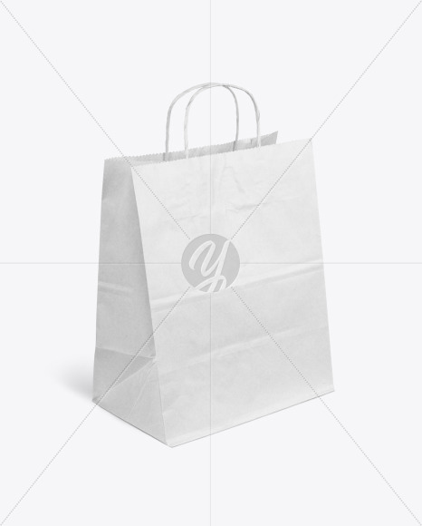 Kraft Paper Shopping Bag Mockup PSD #1