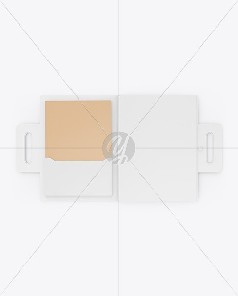 Download Half-Open Case w/ Kraft Folder Mockup Free Mockups