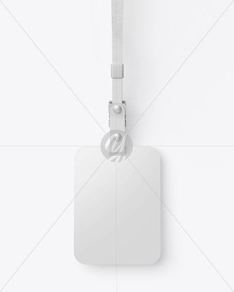 Download Lanyard w/ Plastic ID Card Mockup Free Mockups