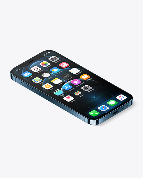 iPhone 12 Pro Isometric PSD #6