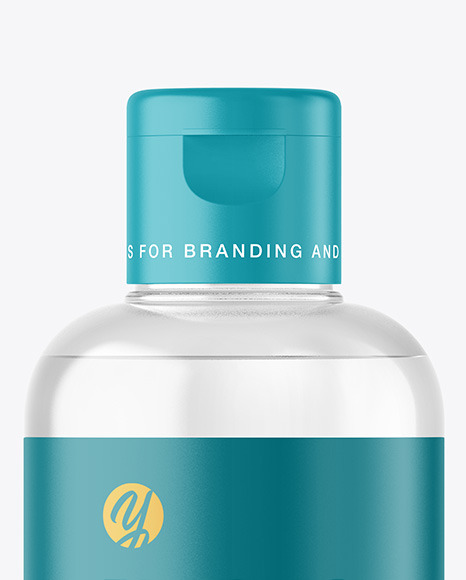 Clear Cosmetic Bottle Mockup PSD #2