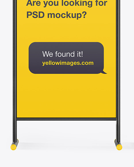 Street Stand Mockup PSD #1
