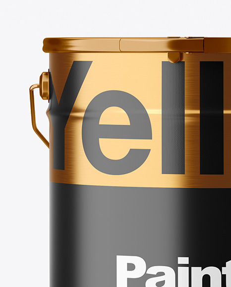 Matte Paint Bucket Mockup PSD #7