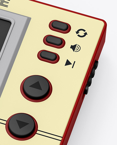Handheld Game Machine Mockup PSD #1