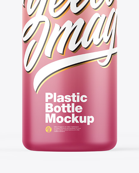Matte Sanitizer Bottle w  Open Pump Mockup PSD #1