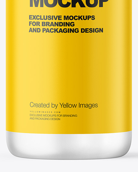 Frosted Cosmetic Bottle Mockup PSD #1