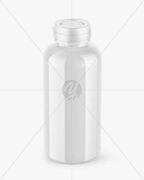 Glossy Plastic Bottle Mockup Object Mockups