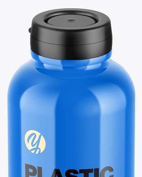 Glossy Plastic Bottle Mockup Glossy Plastic Bottle Mockup