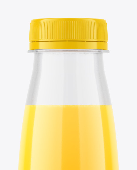 Orange Juice Bottle Mockup PSD #2