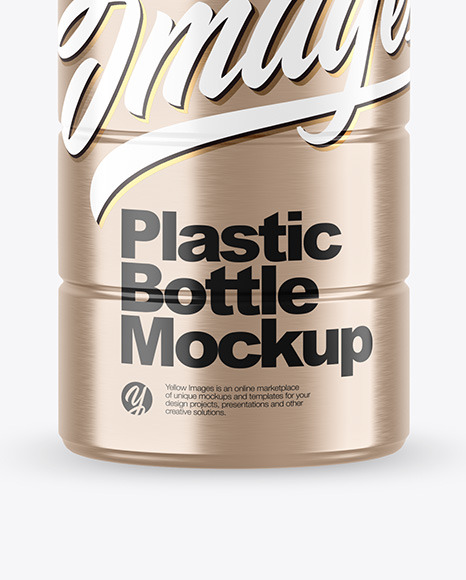 Metallic Bottle Mockup PSD #1