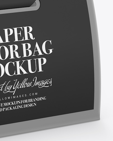 Download Matte Lip Balm Tube Paper Favor Bag Mockup In Packaging Mockups On Yellow Images Object Mockups