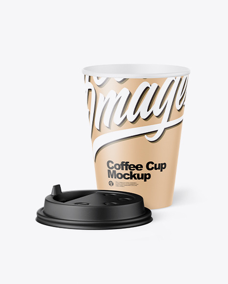 Paper Coffee Cup Mockup PSD #2