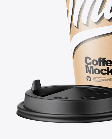 Paper Coffee Cup Mockup PSD #1