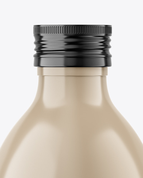 Glossy Ceramic Bottle Mockup PSD #2