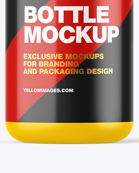 Matte Bottle w  Metallic Cap Mockup PSD #7
