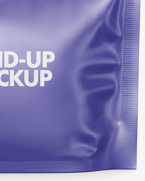 Matte Stand-Up Pouch Mockup Matte Stand-Up Pouch Mockup
