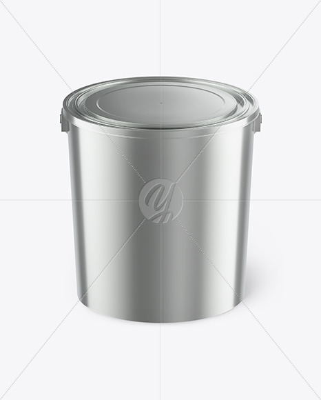 Download Metallic Bucket Mockup Free Mockups