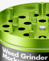 Metallic Herb Grinder Mockup