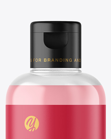 Clear Liquid Soap Bottle Mockup PSD #2