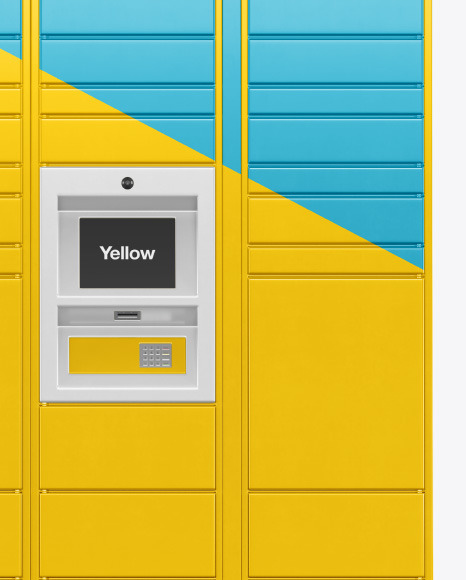 Pick Up Locker Mockup PSD #1