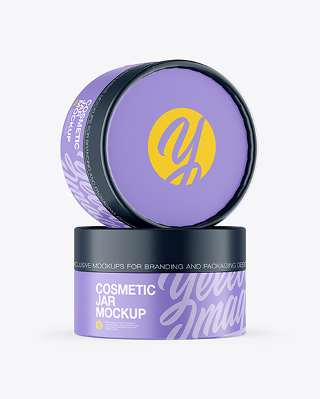 Cosmetic Jar Mockup