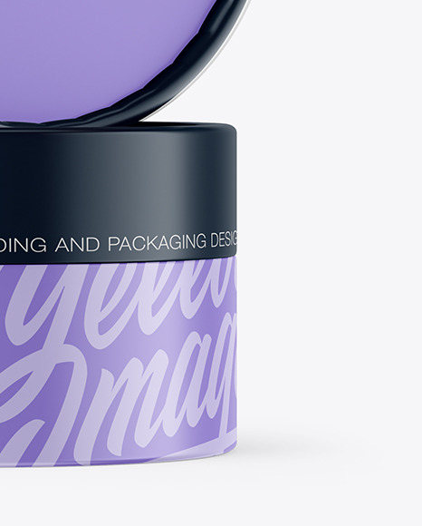 Two Matte Cosmetic Jars Mockup Two Matte Cosmetic Jars Mockup
