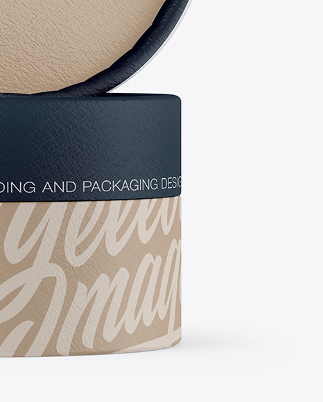 Two Paper Cosmetic Jars Mockup Two Paper Cosmetic Jars Mockup