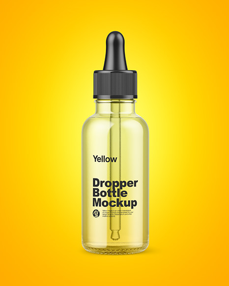 Clear Glass Dropper Bottle Mockup Clear Glass Dropper Bottle Mockup