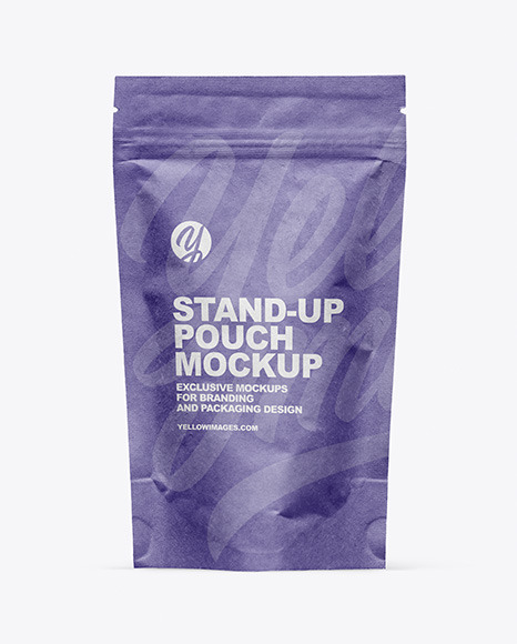 Download Stand Up Pouch Mockup In Pouch Mockups On Yellow Images Object Mockups