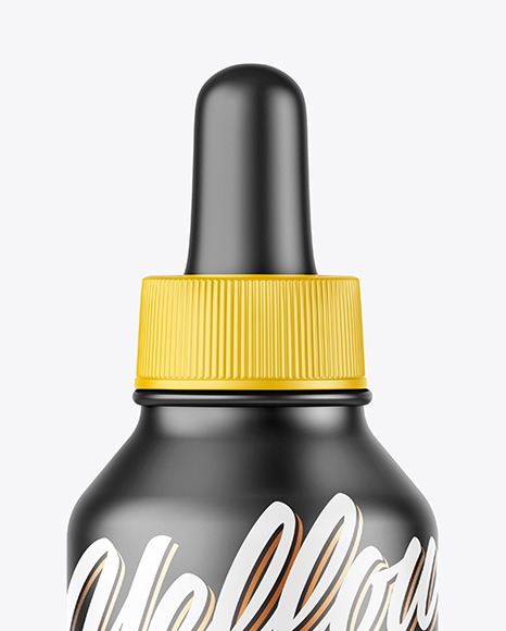 Matte Dropper Bottle Mockup PSD #1