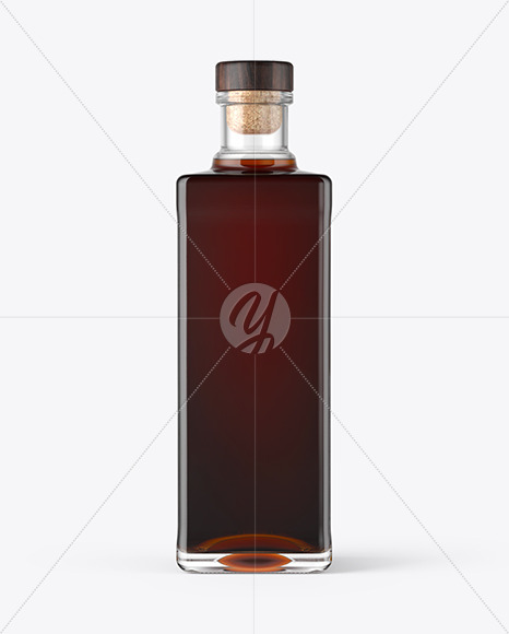 Download Square Black Rum Bottle Mockup In Bottle Mockups On Yellow Images Object Mockups