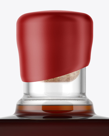 Square Black Rum Bottle Mockup Square Black Rum Bottle Mockup